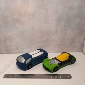 Hot Wheels Custom Conversion Deora II Slot Cars 1/43rd Tested Working Lot Of 2
